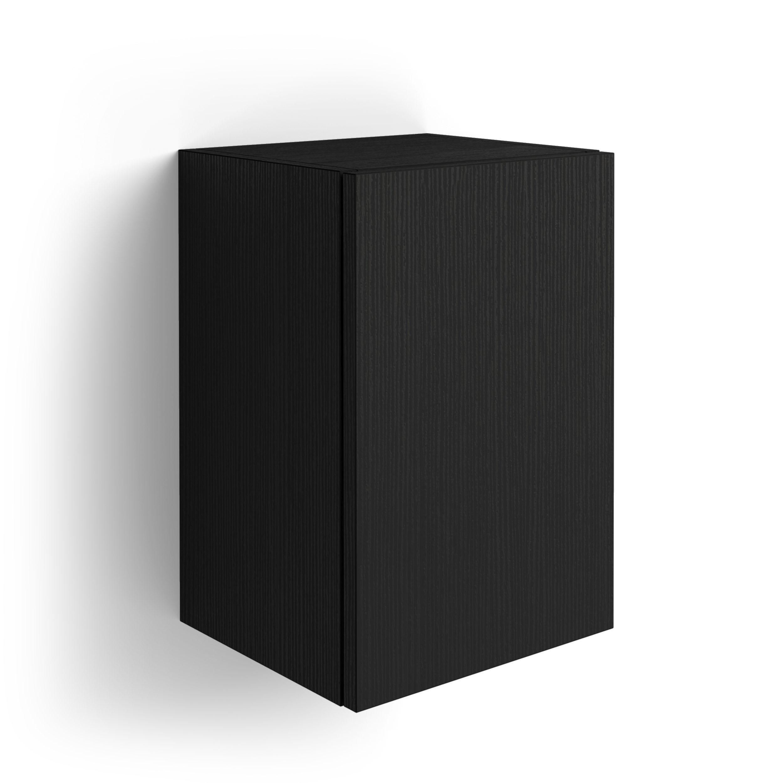 Pensile cubo con anta, Iacopo, Nero Frassino