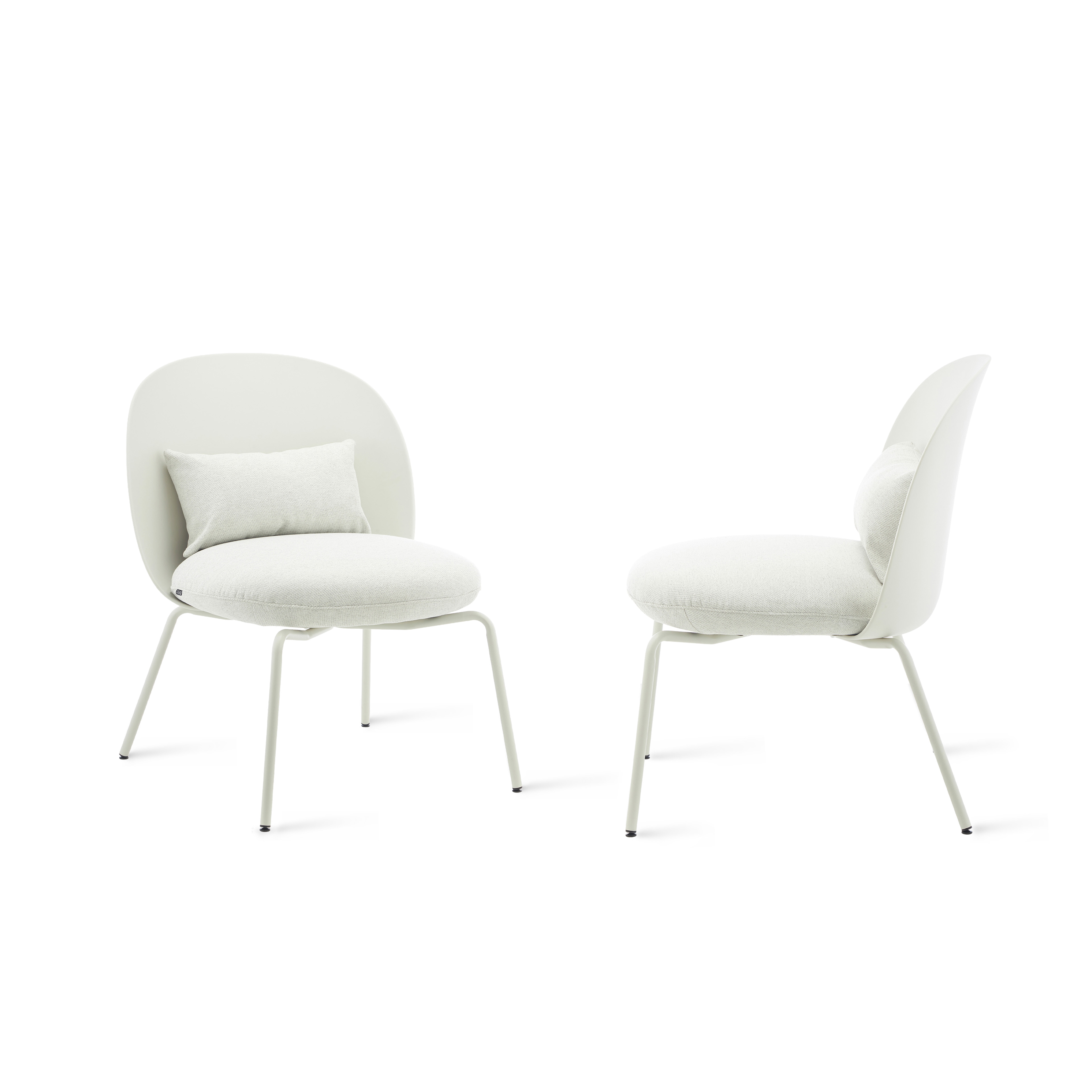 Poltroncina Marzia, set da 2, Bianco